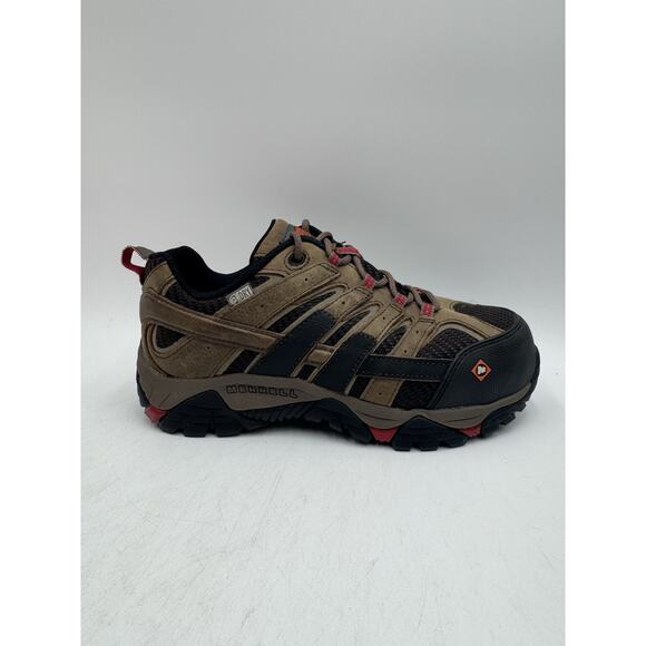 NEW Merrell MOAB 2 VENT WTPF CT Women's Work Shoe Brown US Size 7 Medium NIB - Picture 4 of 11